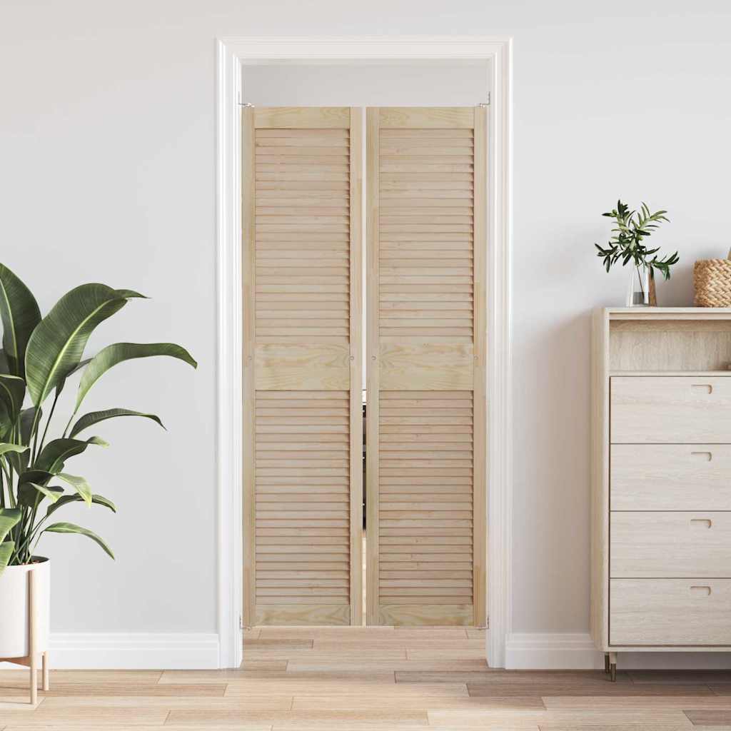 Πόρτα Ντουλάπας με πόρτα 2 pcs Φυσικό 170 x 2,1 x 39,5 cm - Pakobazaar