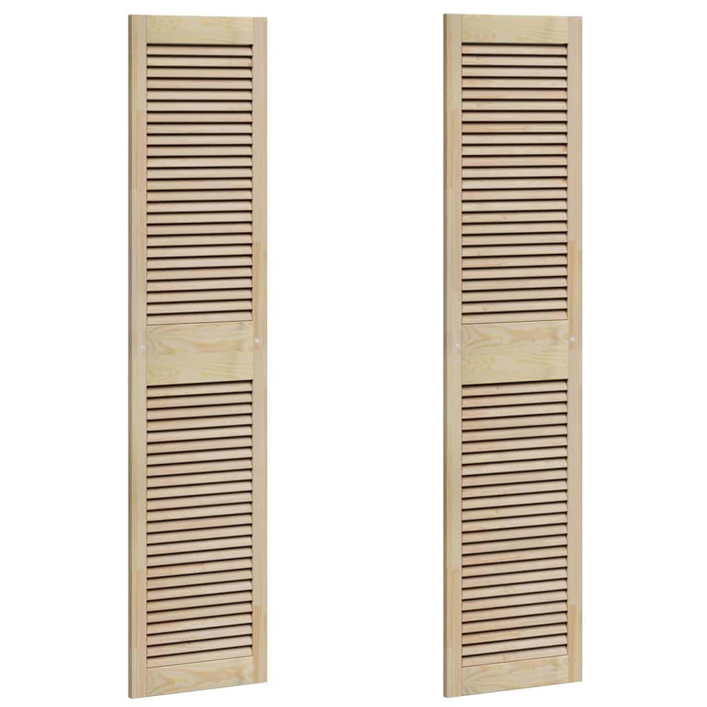 Πόρτα Ντουλάπας με πόρτα 2 pcs Φυσικό 170 x 2,1 x 39,5 cm - Pakobazaar