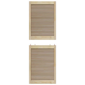 Πόρτα Ντουλάπας με πόρτα 2 pcs Φυσικό 170 x 2,1 x 59,5 cm - Pakobazaar