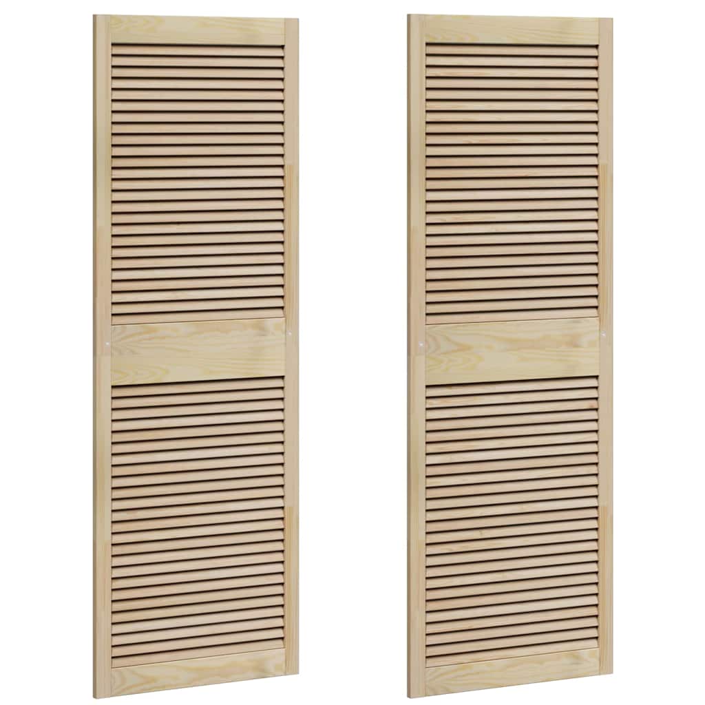 Πόρτα Ντουλάπας με πόρτα 2 pcs Φυσικό 170 x 2,1 x 59,5 cm - Pakobazaar