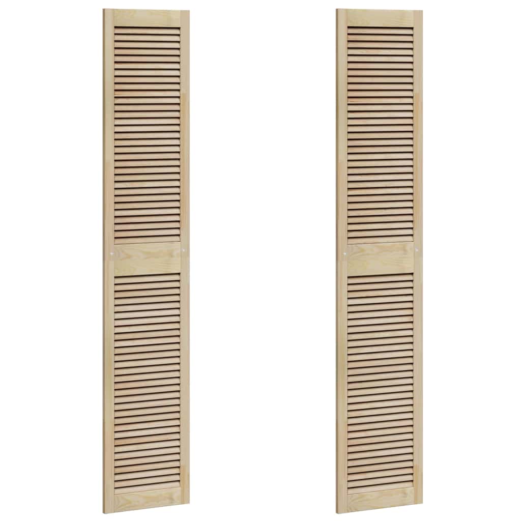 Πόρτα Ντουλάπας με πόρτα 2 pcs Φυσικό 201 x 2,1 x 39,5 cm - Pakobazaar