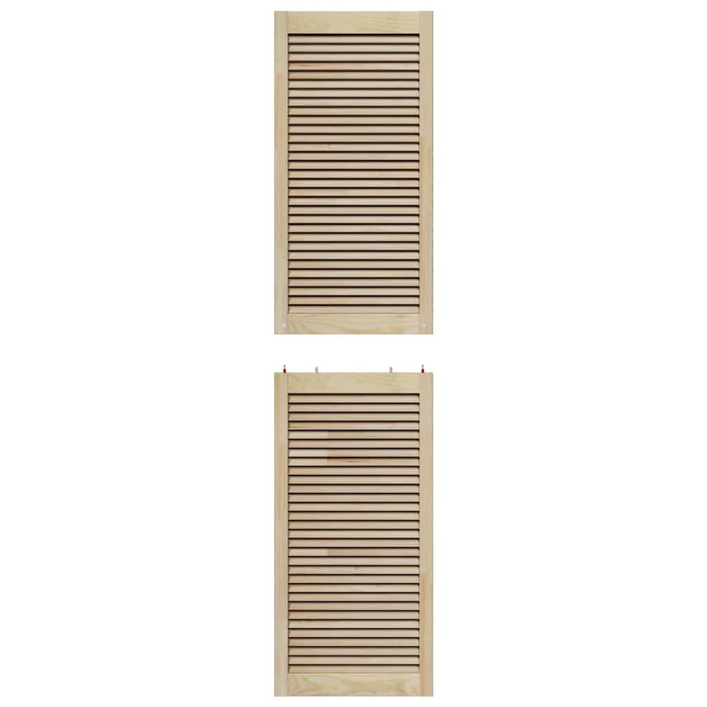Πόρτα Ντουλάπας Φυσικό 201 x 2,1 x 49,5 cm Στερεά ξυλεία πεύκου - Pakobazaar