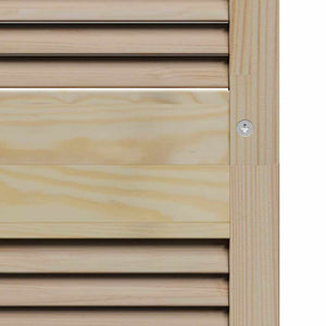 Πόρτα Ντουλάπας Φυσικό 201 x 2,1 x 49,5 cm Στερεά ξυλεία πεύκου - Pakobazaar