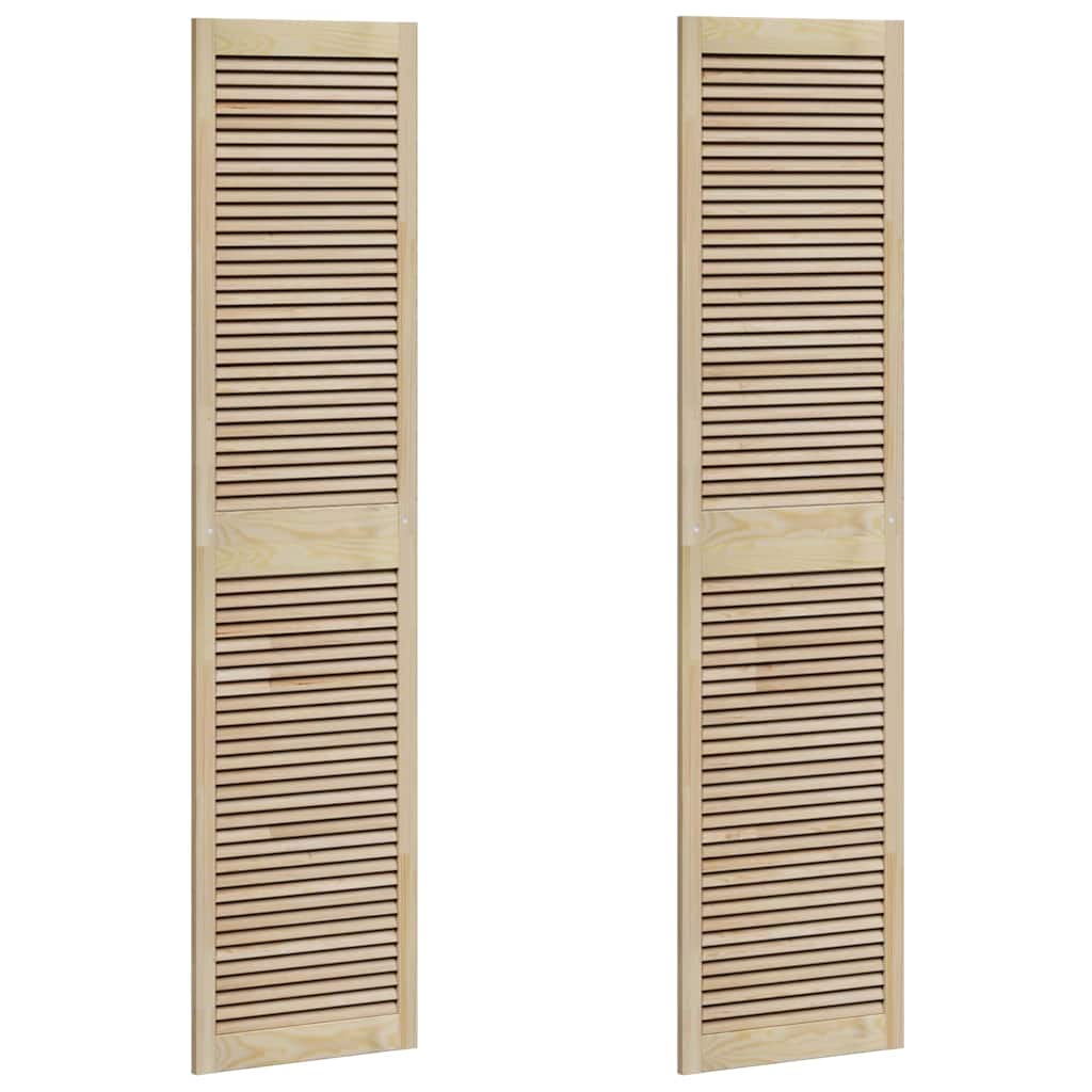 Πόρτα Ντουλάπας με πόρτα 2 pcs Φυσικό 201 x 2,1 x 49,5 cm - Pakobazaar