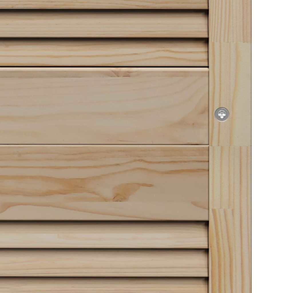 Πόρτα Ντουλάπας Φυσικό 201 x 2,1 x 59,5 cm Στερεά ξυλεία πεύκου - Pakobazaar