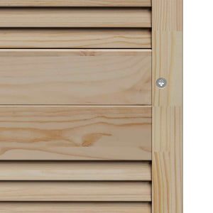 Πόρτα Ντουλάπας Φυσικό 201 x 2,1 x 59,5 cm Στερεά ξυλεία πεύκου - Pakobazaar