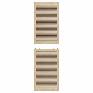 Πόρτα Ντουλάπας με πόρτα 2 pcs Φυσικό 201 x 2,1 x 59,5 cm - Pakobazaar