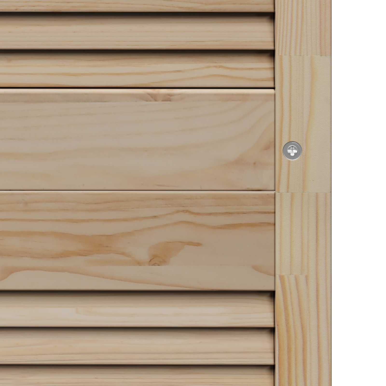 Πόρτα Ντουλάπας με πόρτα 2 pcs Φυσικό 201 x 2,1 x 59,5 cm - Pakobazaar