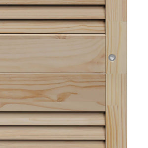 Πόρτα Ντουλάπας με πόρτα 2 pcs Φυσικό 201 x 2,1 x 59,5 cm - Pakobazaar