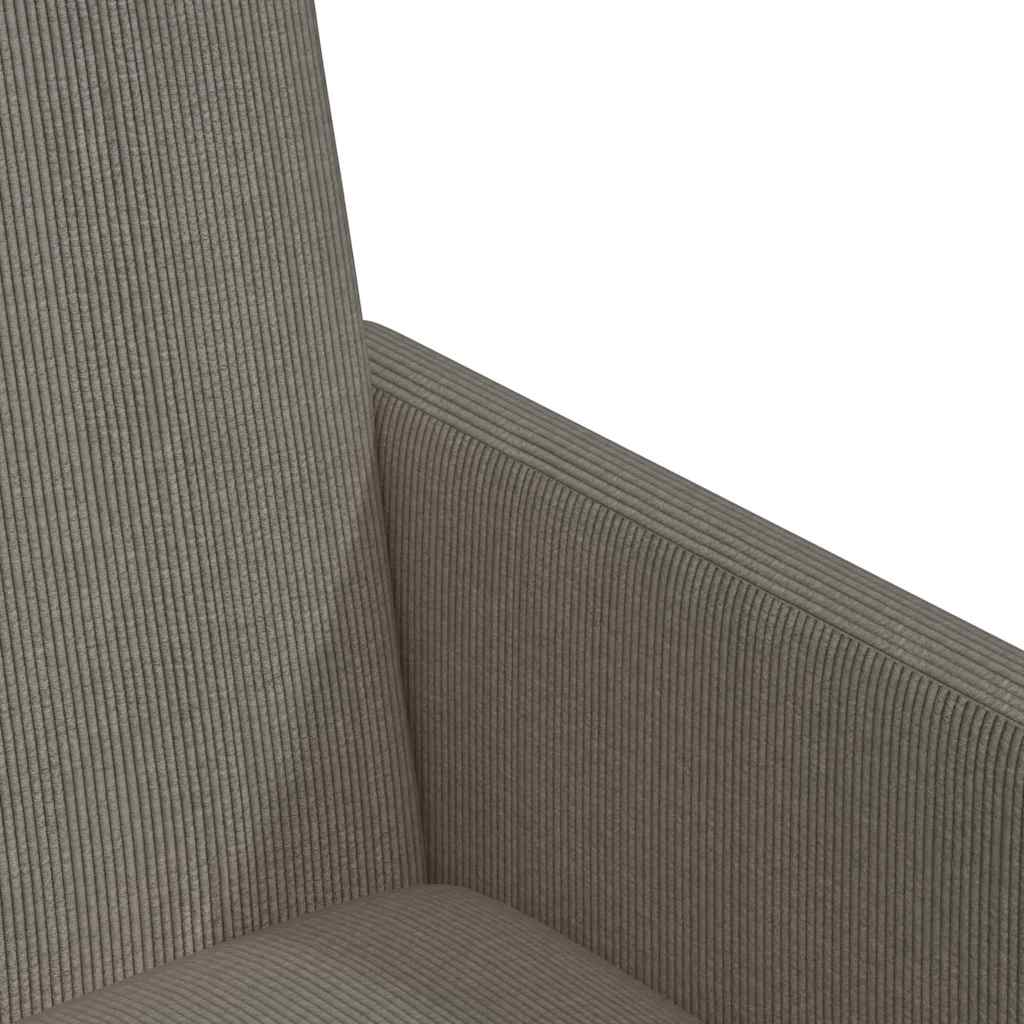 Καρέκλες Φαγητού με Ρόδες 2 pcs Ανοιχτό γκρι 57 x 66 x 94 εκ
