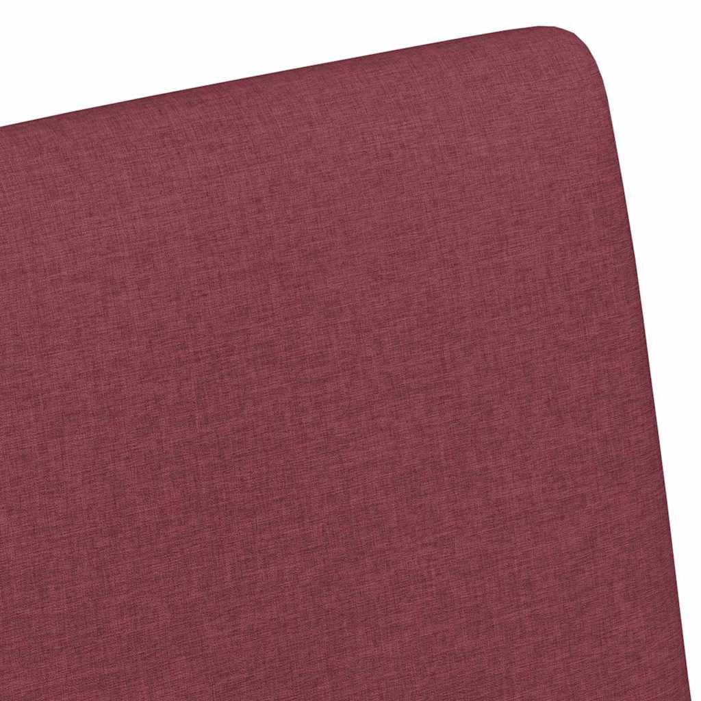 Καρέκλες Φαγητού με Ρόδες 2 pcs Μπορντό 57 x 66 x 94 εκ ύφασμα - Pakobazaar
