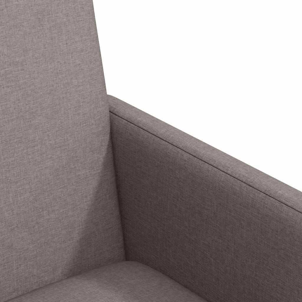 Καρέκλες Φαγητού με Ρόδες 2 pcs Taupe 57 x 66 x 94 εκ ύφασμα - Pakobazaar
