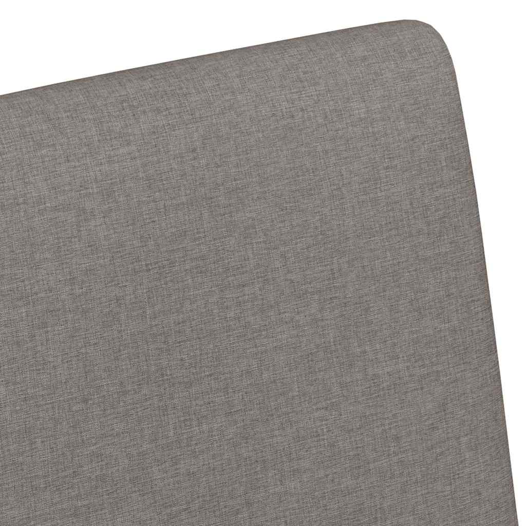Καρέκλες Φαγητού με Ρόδες 2 pcs Taupe 57 x 66 x 94 εκ ύφασμα - Pakobazaar