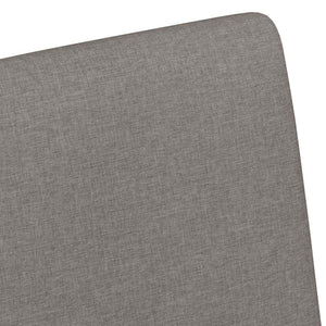 Καρέκλες Φαγητού με Ρόδες 2 pcs Taupe 57 x 66 x 94 εκ ύφασμα - Pakobazaar