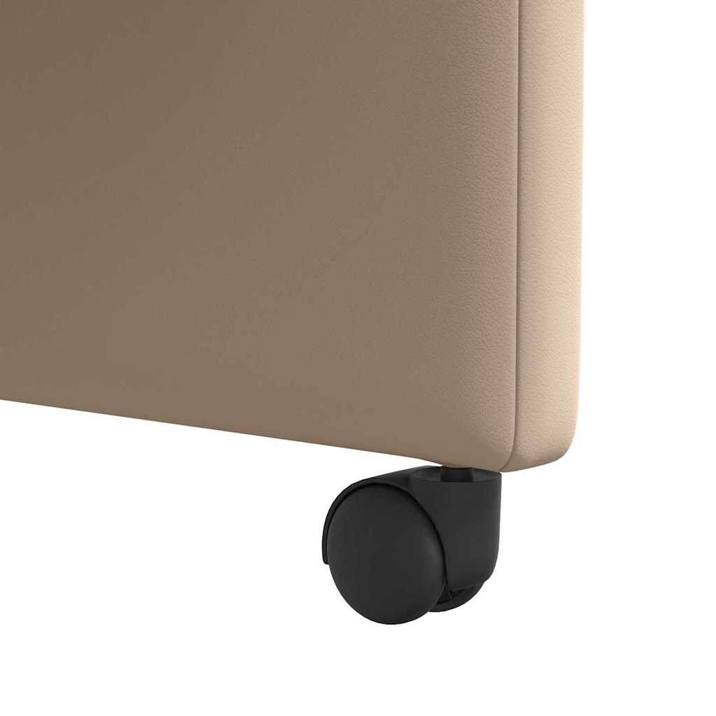 Καρέκλες Φαγητού με Ρόδες 2 pcs Καπουτσίνο 57 x 66 x 94 εκ - Pakobazaar