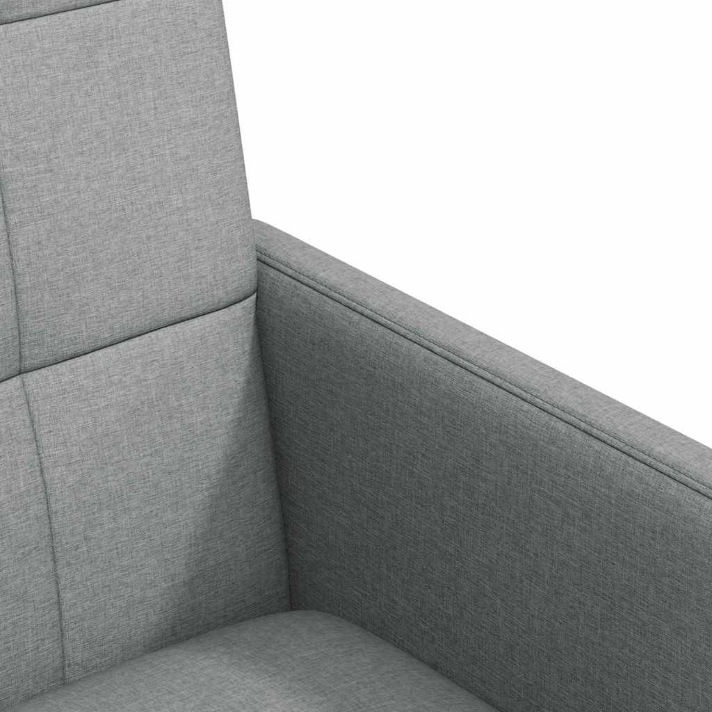 Καρέκλες Φαγητού με Ρόδες 2 pcs Ανοιχτό γκρι 58 x 65 x 94 εκ