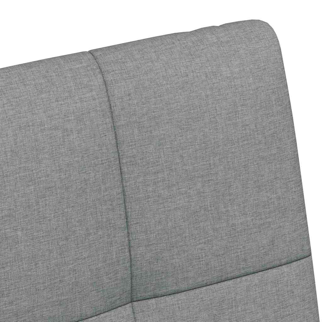 Καρέκλες Φαγητού με Ρόδες 2 pcs Ανοιχτό γκρι 58 x 65 x 94 εκ