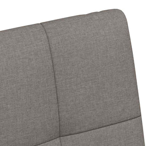 Καρέκλες Φαγητού με Ρόδες 2 τμχ. ύφασμα Taupe 58 x 65 x 94 εκ