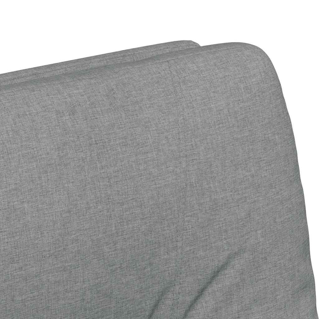 Καρέκλες Φαγητού με Ρόδες 2 pcs Ανοιχτό γκρι 57 x 67 x 95 εκ - Pakobazaar
