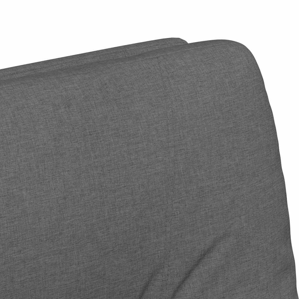 Καρέκλες Φαγητού με Ρόδες 2 pcs Σκούρο γκρι 57 x 67 x 95 εκ