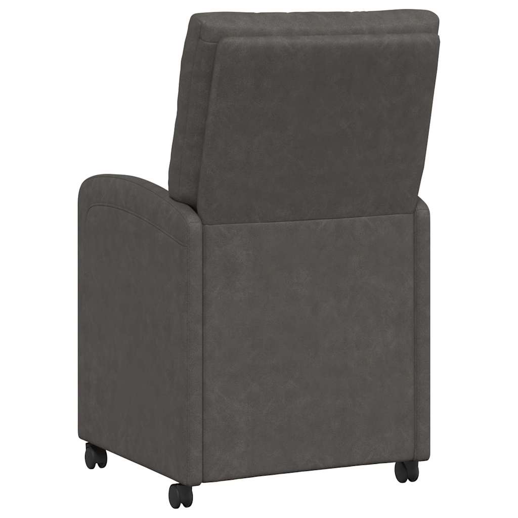 Καρέκλες Φαγητού με Ρόδες 2 pcs Μαύρο 58 x 67 x 97 εκ