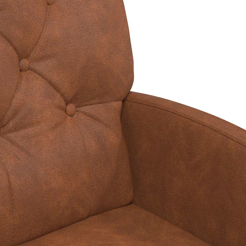 Καρέκλες Φαγητού με Ρόδες με τροχούς 2 pcs Καφέ 58 x 67 x 97 εκ - Pakobazaar