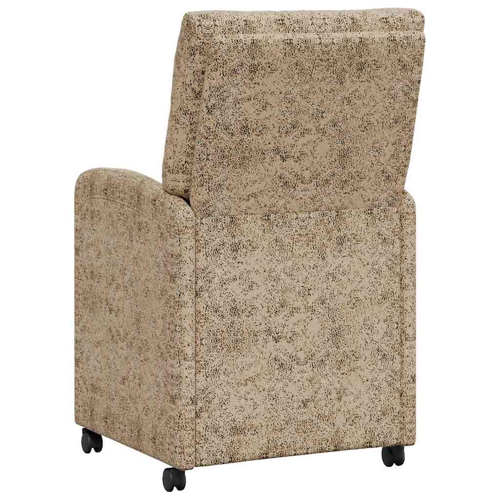 Καρέκλες Φαγητού με Ρόδες 2 pcs Ανοιχτό γκρι 58 x 67 x 97 εκ