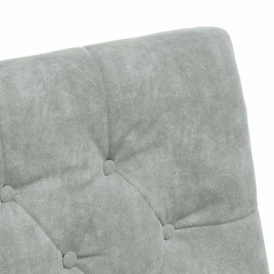 Καρέκλες Φαγητού με Ρόδες 2 pcs Ανοιχτό γκρι 58 x 67 x 97 εκ - Pakobazaar
