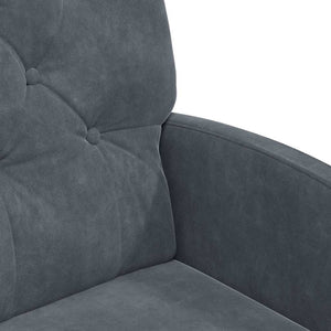 Καρέκλες Φαγητού με Ρόδες 2 pcs Σκούρο γκρι 58 x 67 x 97 εκ - Pakobazaar