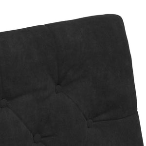 Καρέκλες Φαγητού με Ρόδες 2 pcs Μαύρο 58 x 67 x 97 εκ Βελούδο - Pakobazaar