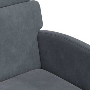 Καρέκλες Φαγητού με Ρόδες 2 pcs Σκούρο γκρι 58 x 65 x 98 εκ. - Pakobazaar