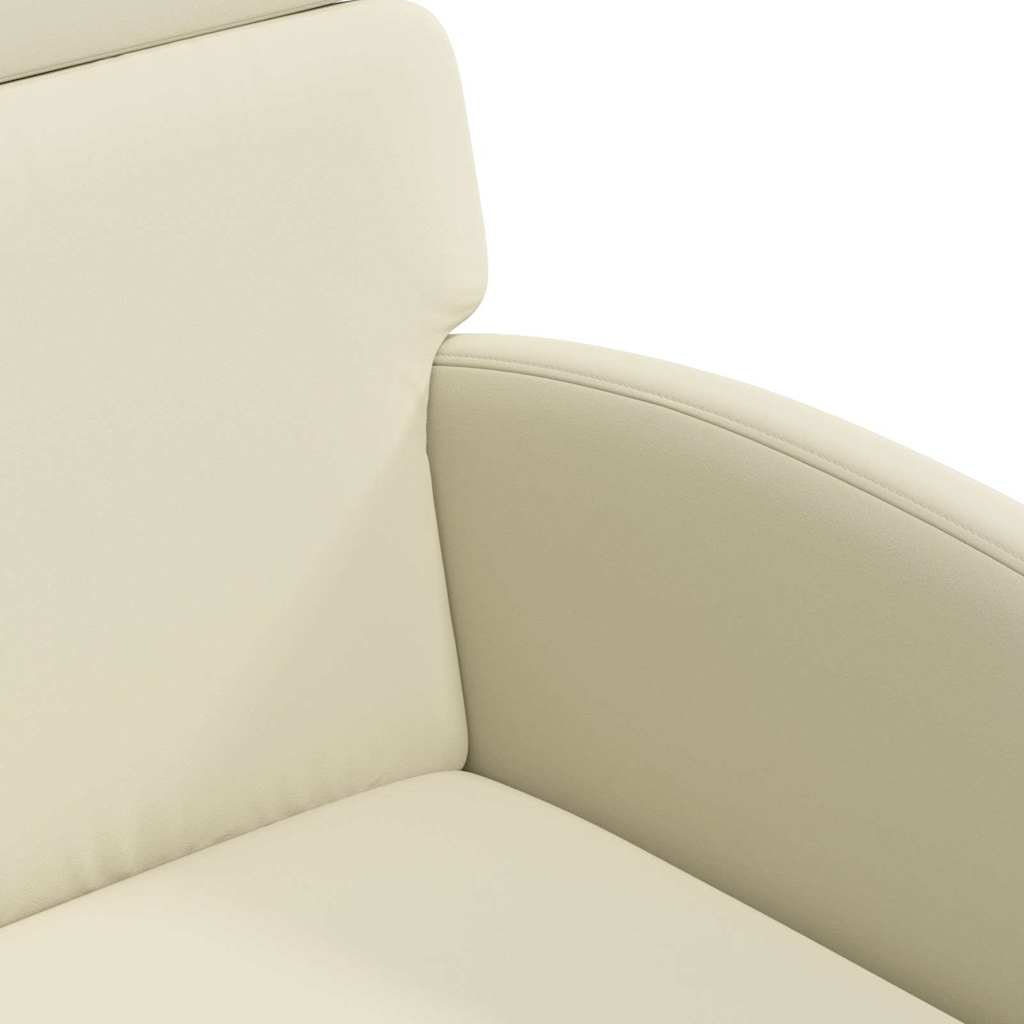 Καρέκλες Φαγητού με Ρόδες 2 pcs Κρεμ 58 x 65 x 98 εκ.