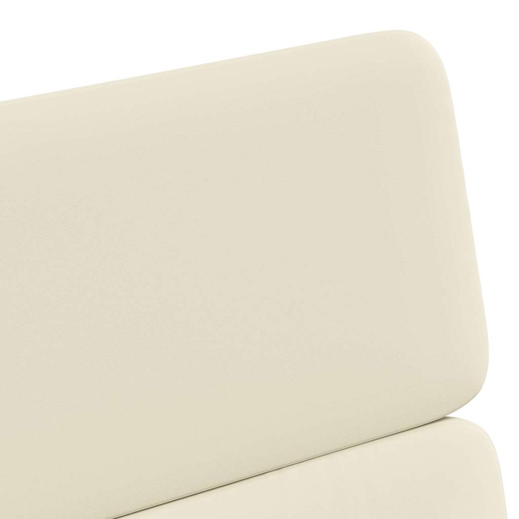 Καρέκλες Φαγητού με Ρόδες 2 pcs Κρεμ 58 x 65 x 98 εκ.
