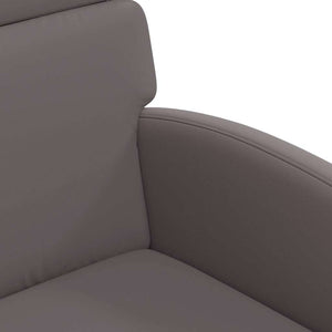 Καρέκλες Φαγητού με Ρόδες 2 pcs Γκρι 58 x 65 x 98 εκ. - Pakobazaar