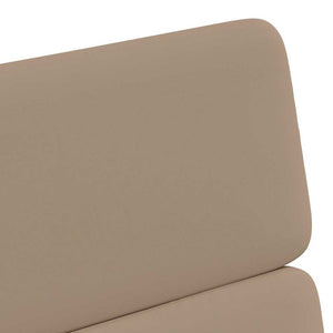 Καρέκλες Φαγητού με Ρόδες 2 pcs Καπουτσίνο 58 x 65 x 98 εκ. - Pakobazaar