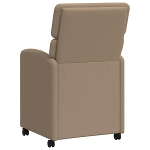 Καρέκλες Φαγητού με Ρόδες 2 pcs Καπουτσίνο 58 x 65 x 98 εκ. - Pakobazaar