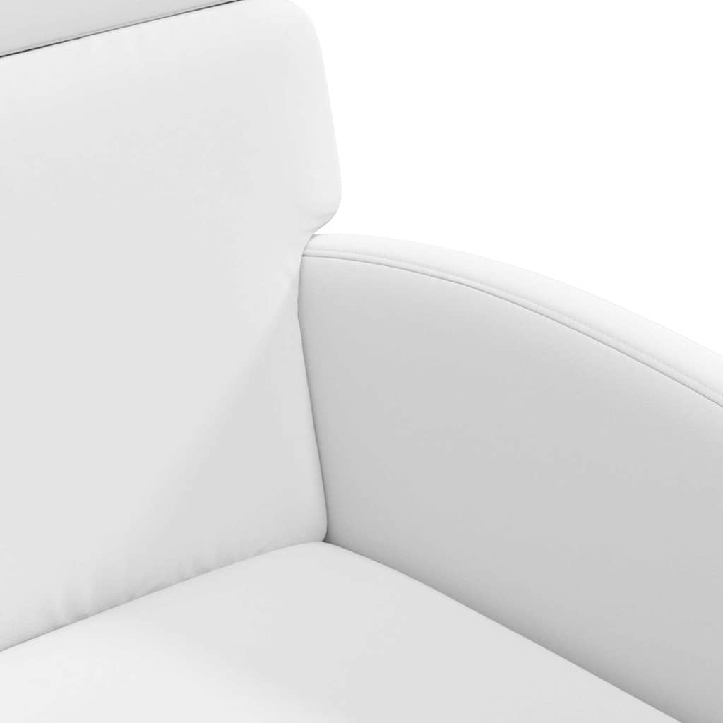 Καρέκλες Φαγητού με Ρόδες 2 pcs Λευκό 58 x 65 x 98 εκ.
