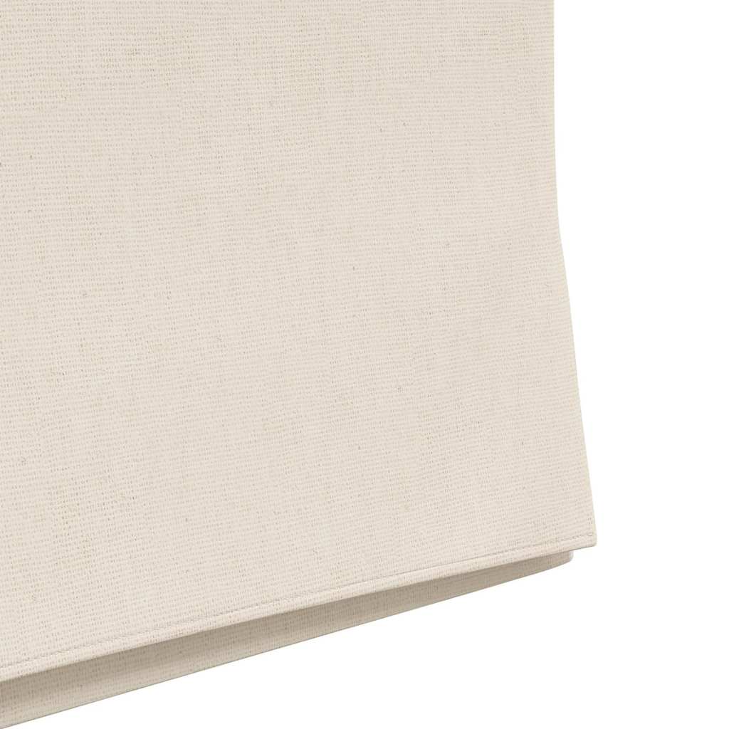 Καρέκλες φαγητού με τροχούς 2 pcs Μπεζ 57 x 67 x 95 εκ Λινό - Pakobazaar