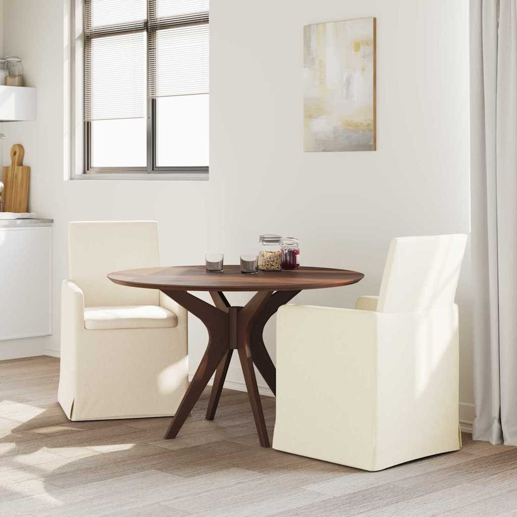 Καρέκλες φαγητού με τροχούς 2 pcs Μπεζ 57 x 67 x 95 εκ Λινό - Pakobazaar