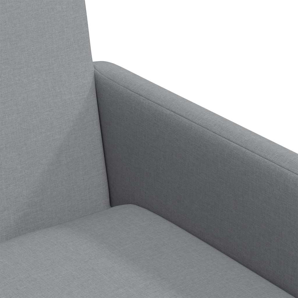 Καρέκλες φαγητού 2 pcs Ανοιχτό γκρι 57 x 67 x 95 εκ ύφασμα