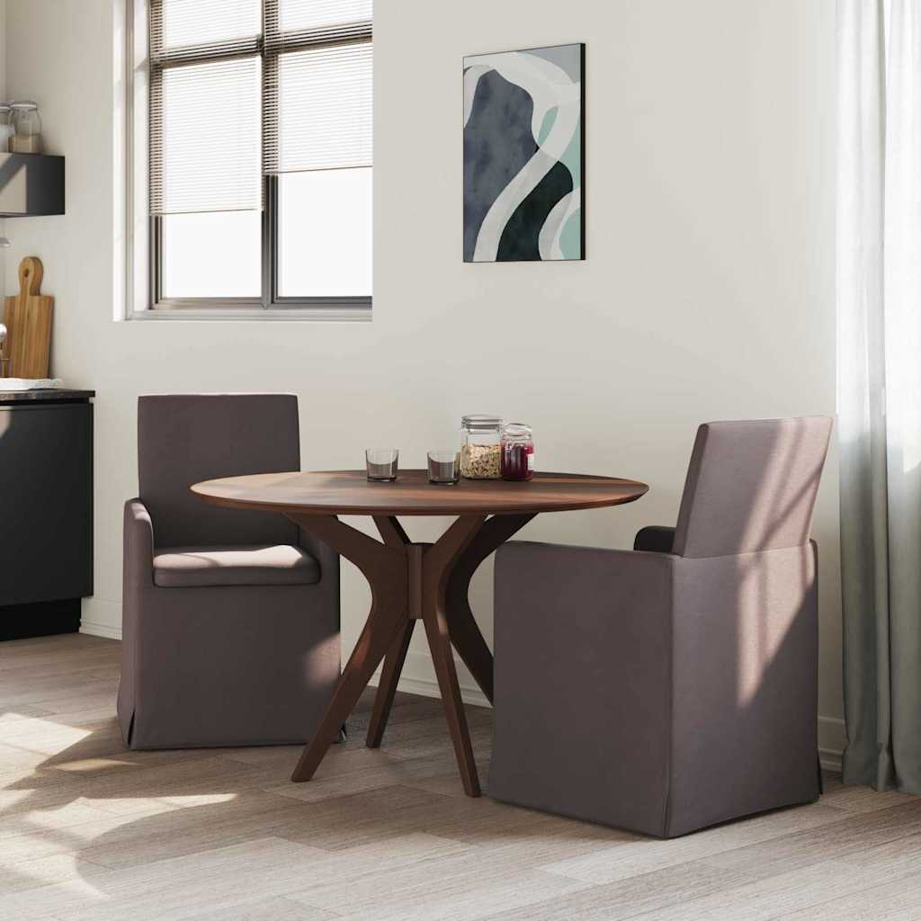 Καρέκλες φαγητού 2 pcs Σκούρο καφέ Σκούρο καφέ 57 x 67 x 95 εκ