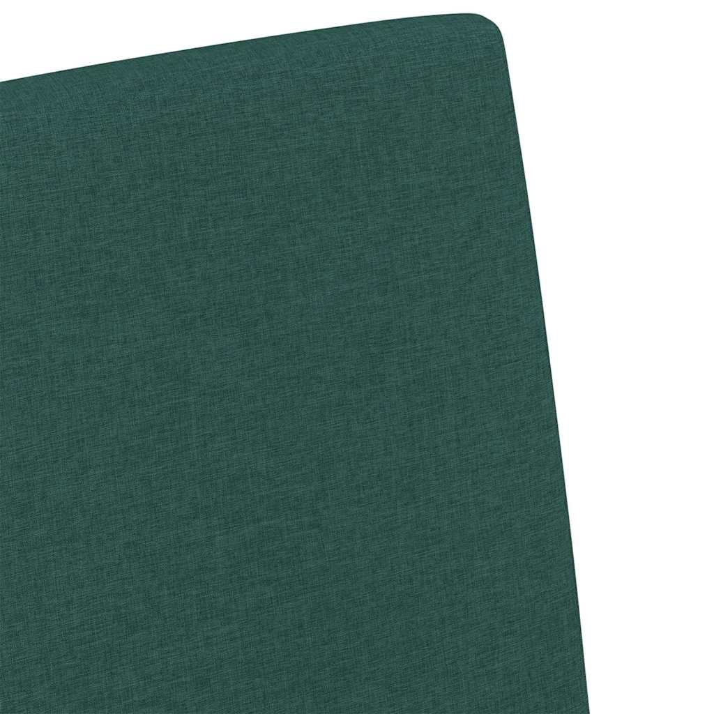 Καρέκλες φαγητού 2 pcs Σκούρο πράσινο 57 x 67 x 95 εκ ύφασμα