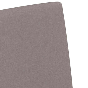 Καρέκλες φαγητού 2 pcs Taupe 57 x 67 x 95 εκ ύφασμα - Pakobazaar