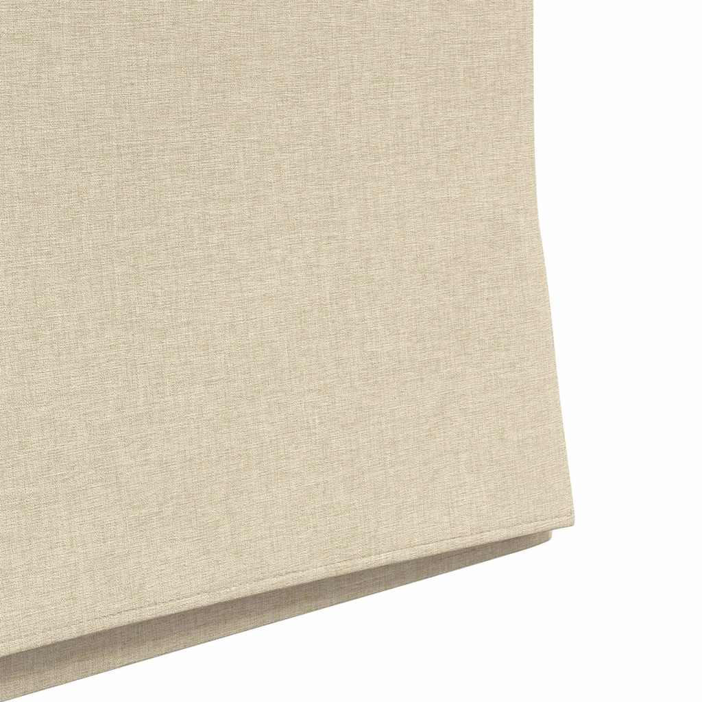 Καρέκλες φαγητού 2 pcs Κρεμ 57 x 67 x 95 εκ ύφασμα