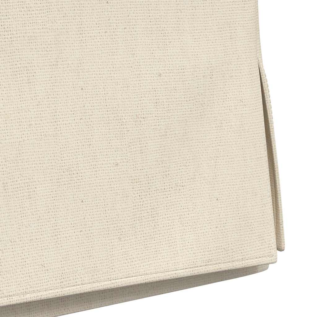 Καρέκλες φαγητού 2 pcs Μπεζ 57 x 67 x 98 εκ Λινό - Pakobazaar