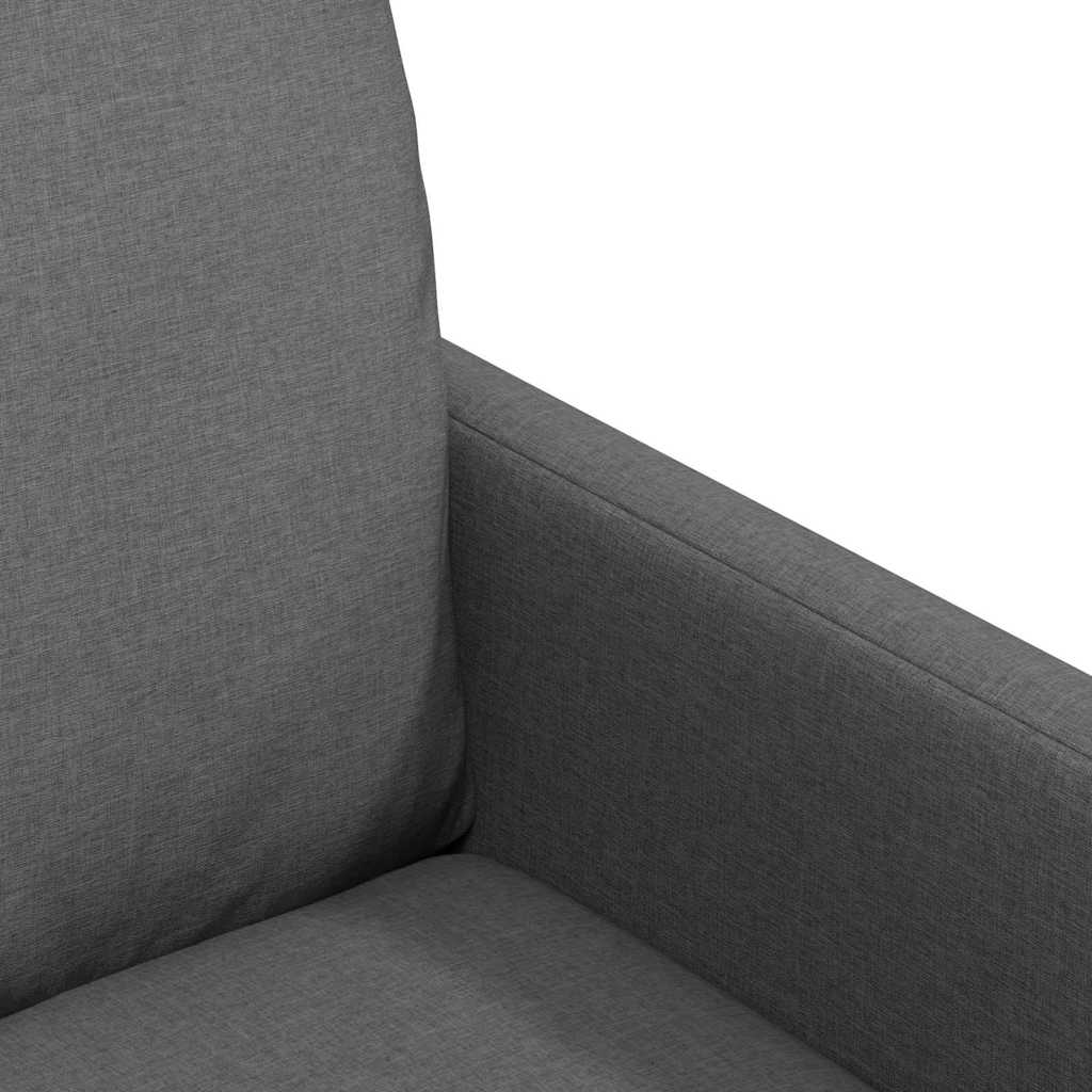 Καρέκλες φαγητού 2 pcs Σκούρο γκρι 57 x 67 x 98 εκ ύφασμα