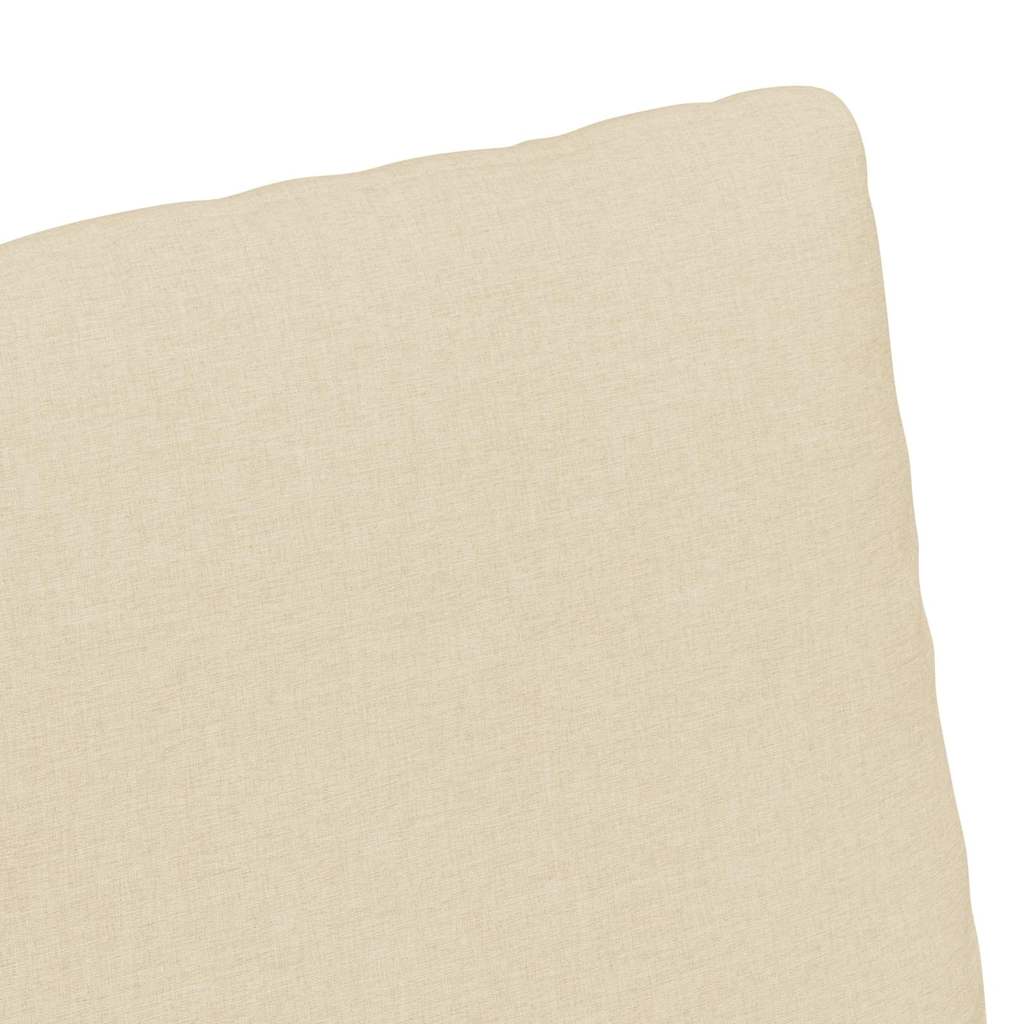 Καρέκλες φαγητού 2 pcs Κρεμ 57 x 67 x 98 εκ ύφασμα - Pakobazaar