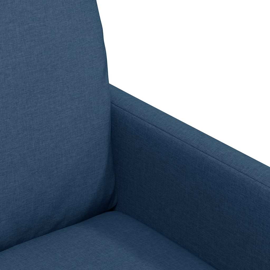 Καρέκλες φαγητού 2 pcs Μπλε 57 x 67 x 98 εκ ύφασμα