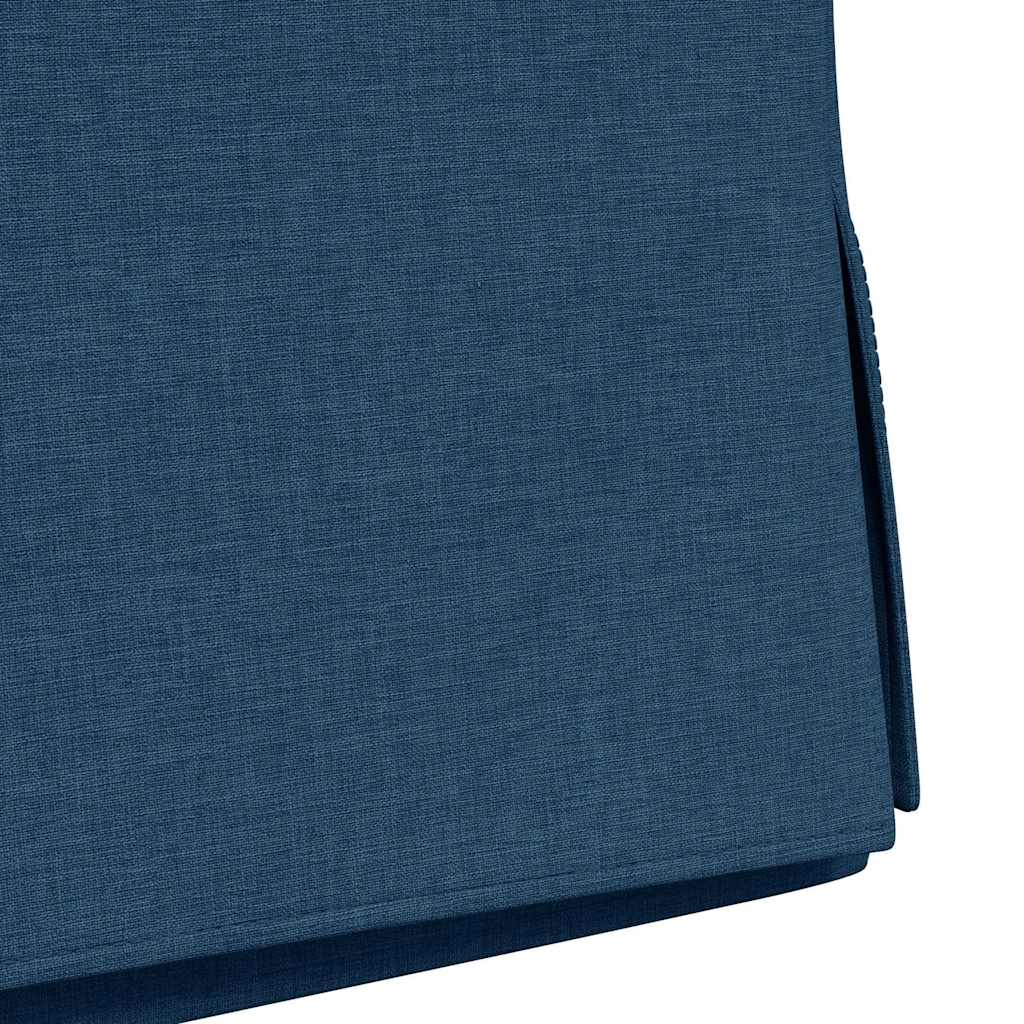 Καρέκλες φαγητού 2 pcs Μπλε 57 x 67 x 98 εκ ύφασμα