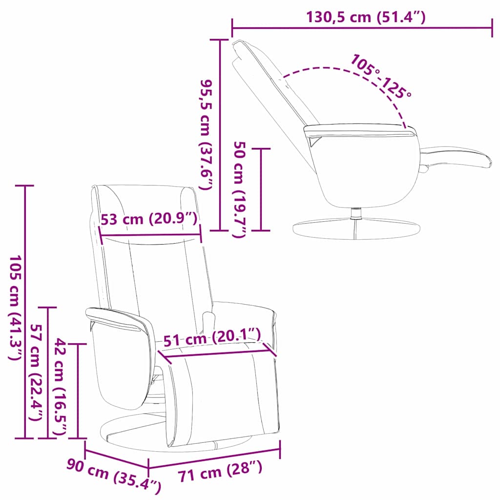 Καρέκλα Μασάζ με Στριφογυριστό Μηχανισμό Μαύρο Τεχνητό Δέρμα - Pakobazaar